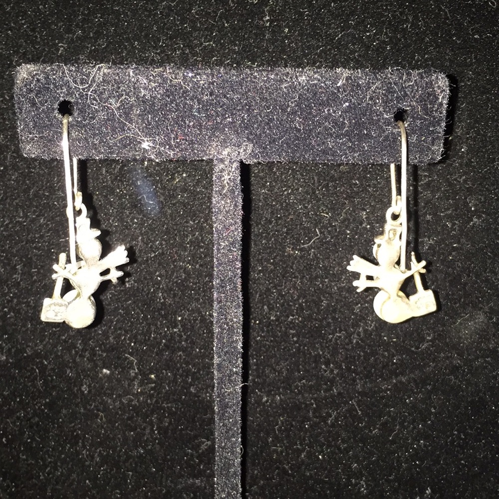 Silpada pearl snowman earrings. - Picture 4 of 4